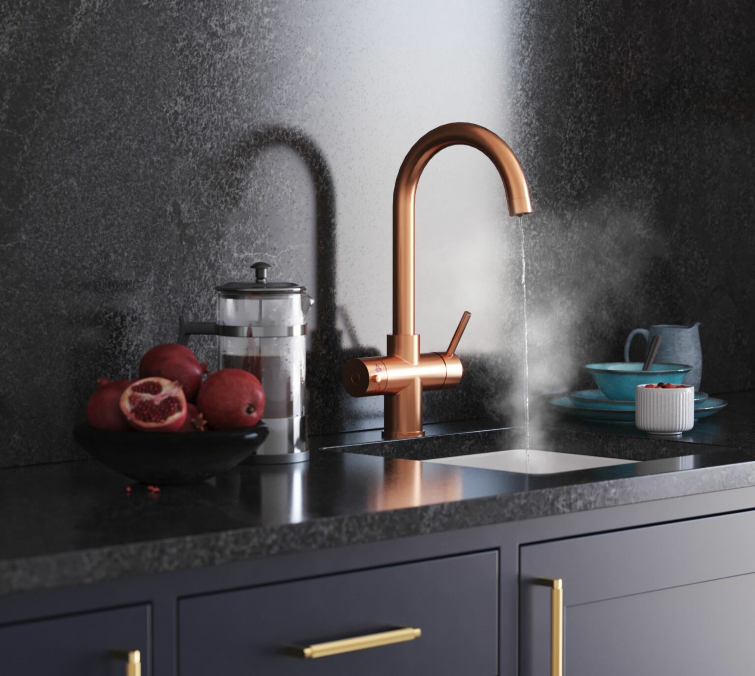 Copper Instant Boiling Water Taps 3in1 & 4in1 Taps
