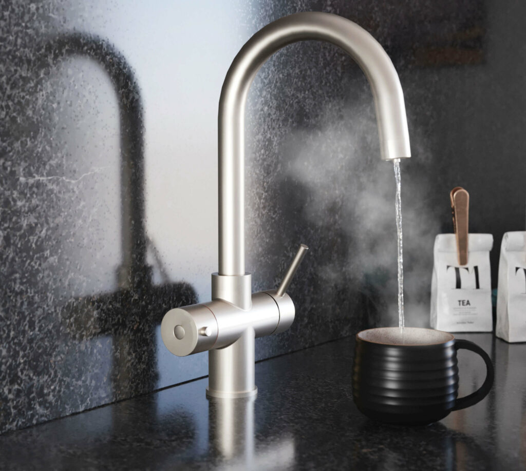 Brushed Nickel Boiling Water Taps