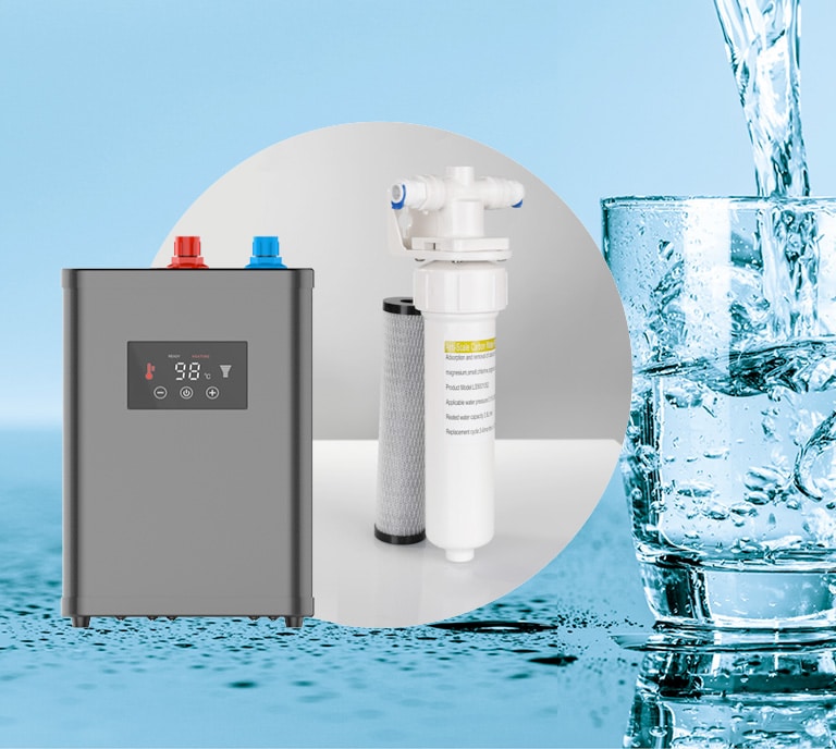 The best water tap filter removes limescale and a bacterial filter