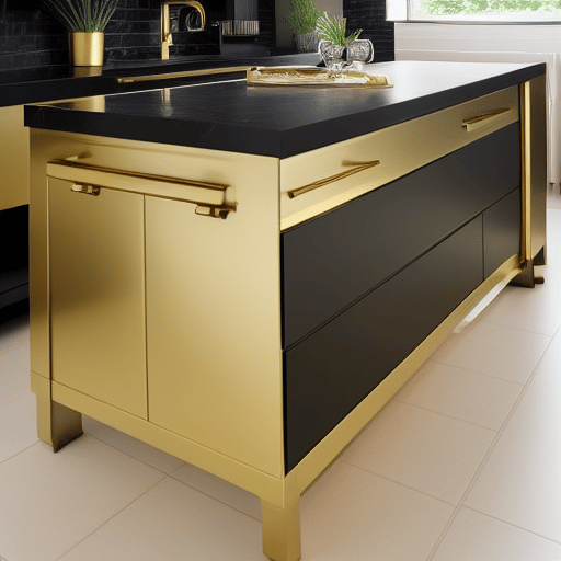 Black And Gold Kitchens 8 Ideas For A Luxury Cooking Space Hot Water Taps 4934