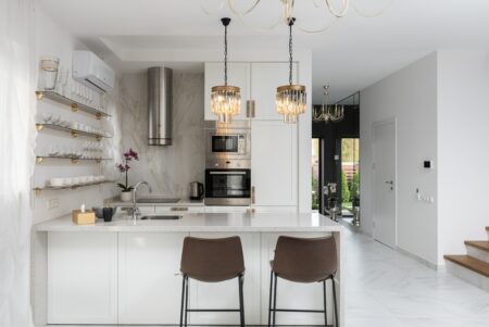 modern kitchen interior