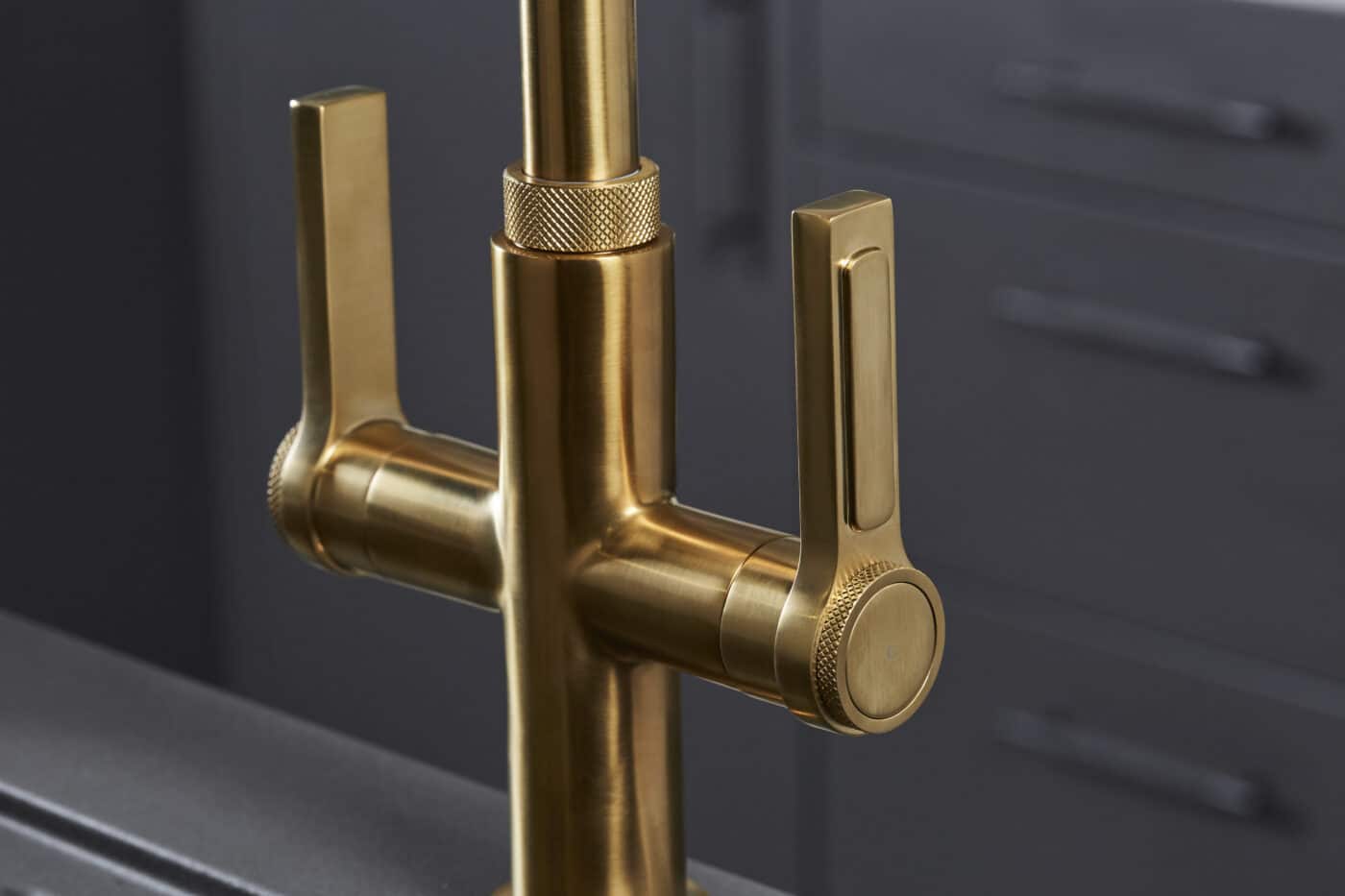 Artesano 3-in-1 D Shape Boiling Water Tap - Brushed Brass - Image 5