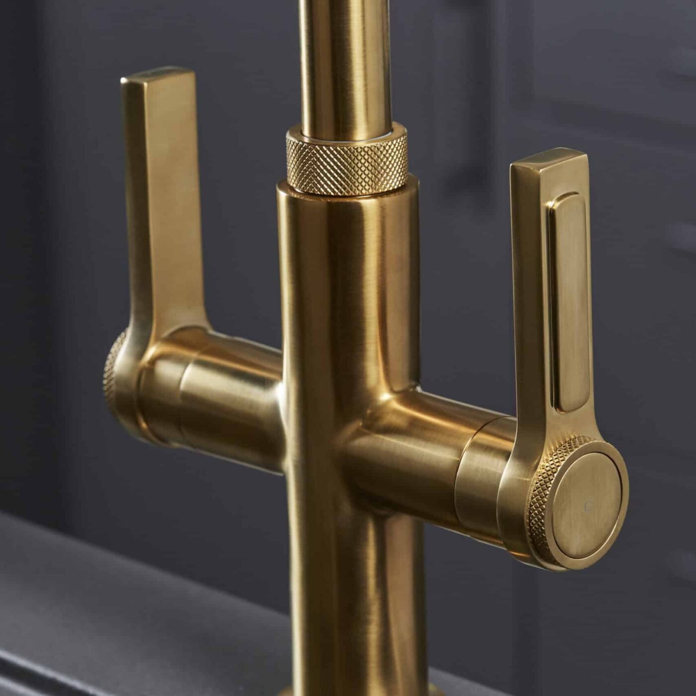 Artesano 3-in-1 D Shape Boiling Water Tap - Brushed Brass - Image 3