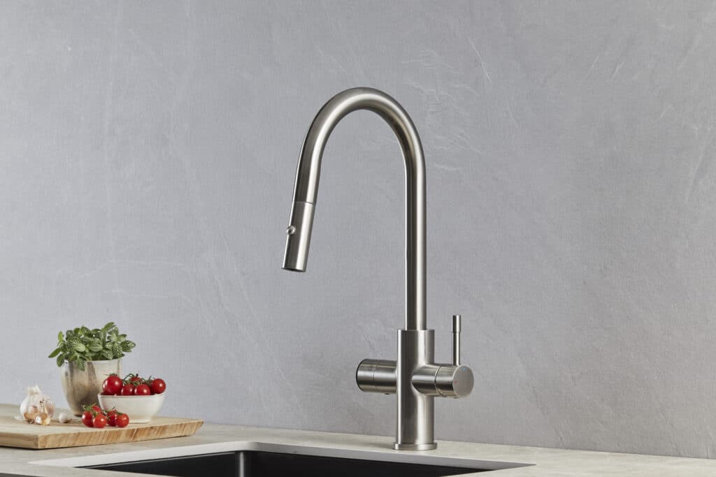 A digital instant boiling water tap