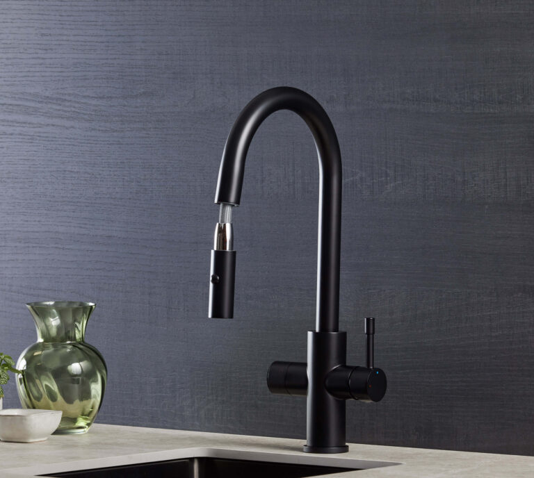 5 in 1 sparkling tap in matt black