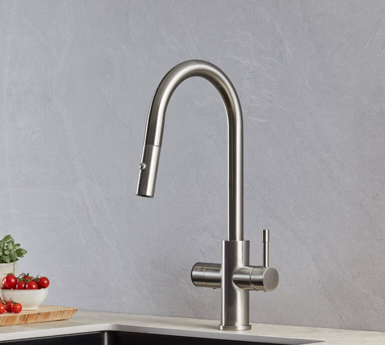 5 in 1 sparkling tap in brushed nickel