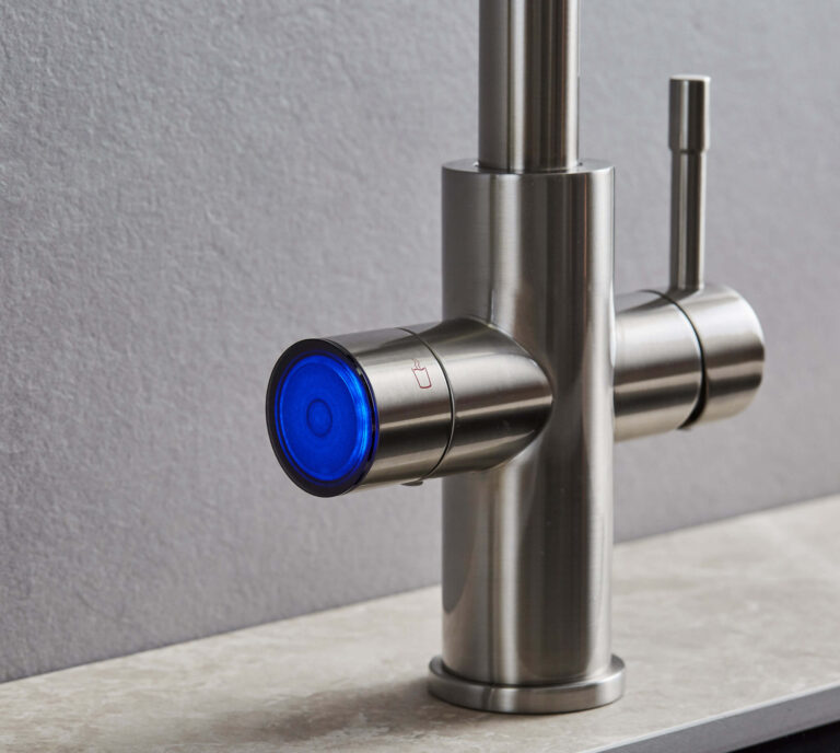 5 in 1 sparkling tap in brushed nickel