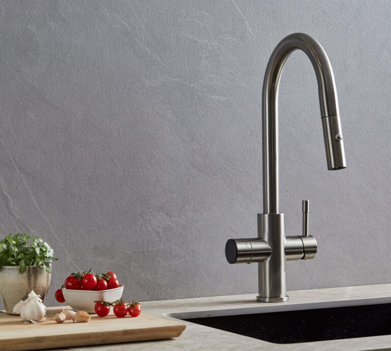 5 in 1 sparkling tap in brushed nickel