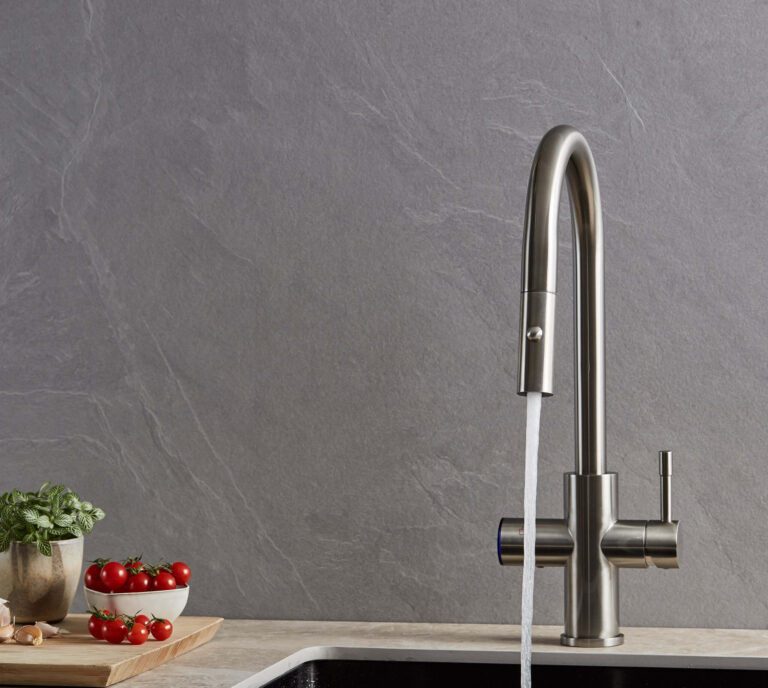 5 in 1 sparkling tap in brushed nickel