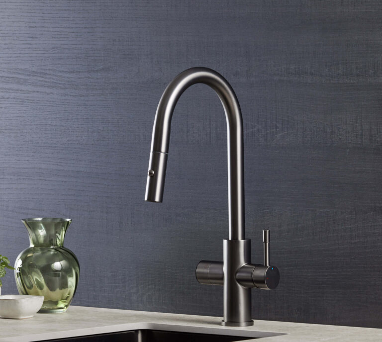 5 in 1 sparkling tap in a modern kitchen