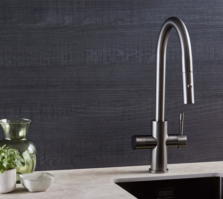 5 in 1 sparkling tap in a modern kitchen