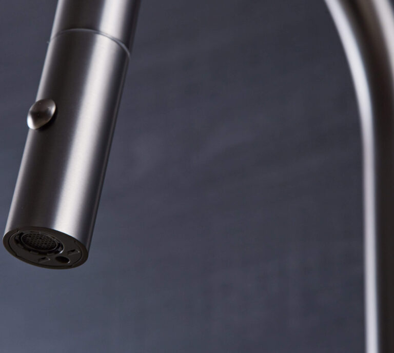 close up of 5 in 1 sparkling tap in a modern kitchen
